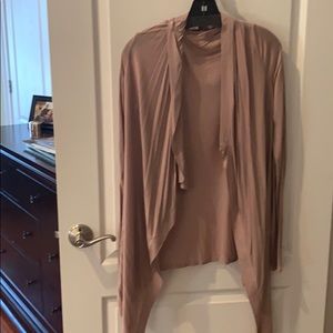 Draped cardigan